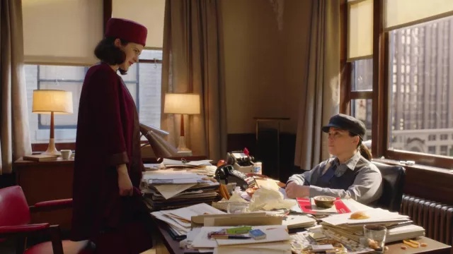 Hat cap worn by Susie Myerson (Alex Borstein) as seen in The Marvelous Mrs. Maisel TV series wardrobe (S04E07)