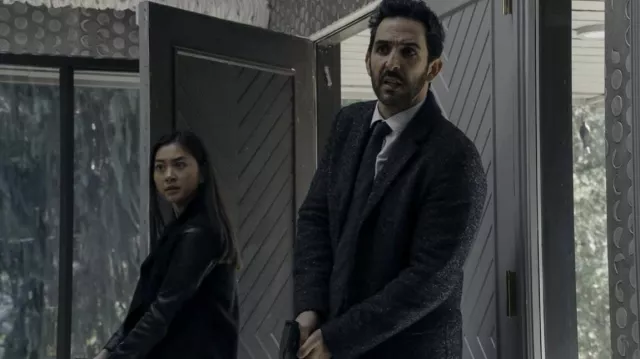 Wool Coat worn by Aram Mojtabai (Amir Arison) as seen in The Blacklist TV series outfits (Season 9 Episode 13)