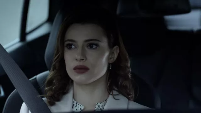 Earrings worn by Chrissy (Katie Micha) as seen in The Blacklist Wardrobe (Season 9 Episode 13)