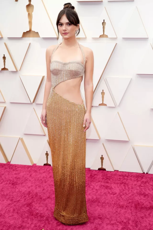 Dolce & Gabbana dress worn by Emilia Jones on Oscars 2022 Red-Carpet -  March 27, 2022 | Spotern