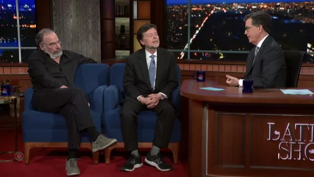 New Balance Sports Sneakers worn by Ken Burns in The Late Show with Stephen Colbert
