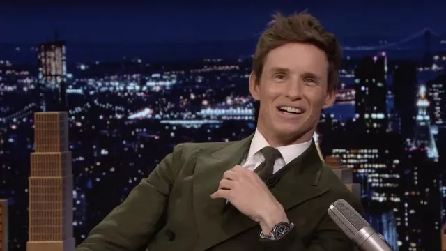 Watch worn by Eddie Redmayne as seen in The Tonight Show Starring Jimmy Fallon on April 6, 2022