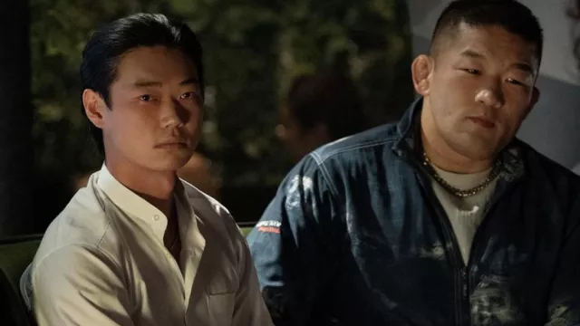 White Formal Shirt worn by Sato (Shô Kasamatsu) as seen in Tokyo Vice