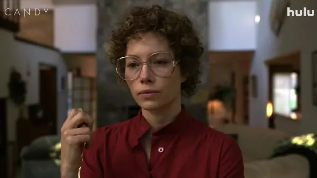 Vintage Glasses worn by Candy Montgomery (Jessica Biel) as seen in Candy TV series wardrobe (Season 1)
