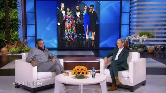 Grey Ensemble worn by Anthony Anderson as seen in The Ellen DeGeneres Show