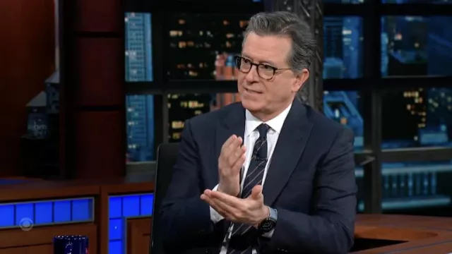 Montre portée par Stephen Colbert vue dans The Late Show with Stephen Colbert