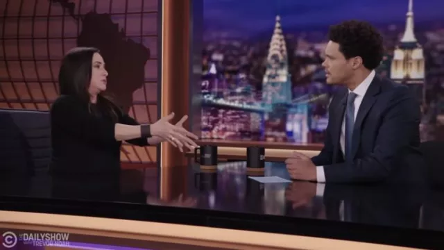 Brown Bracelet worn by Pamela Adlon as seen in The Daily Show with Trevor Noah