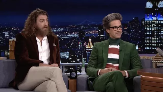 Striped Turtleneck worn by Link Neal as seen in The Tonight Show Starring Jimmy Fallon on April 26, 2022