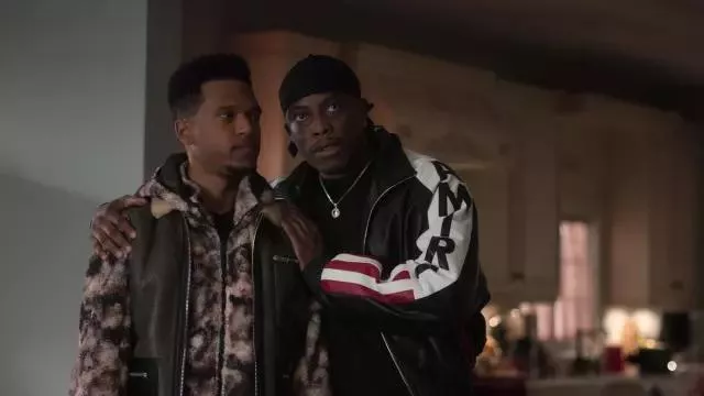 Givenchy Barbed Wire-Print Hoodie worn by Dru Tejada (Lovell Adams-Gray) as  seen in Power Book II: Ghost (S03E04)