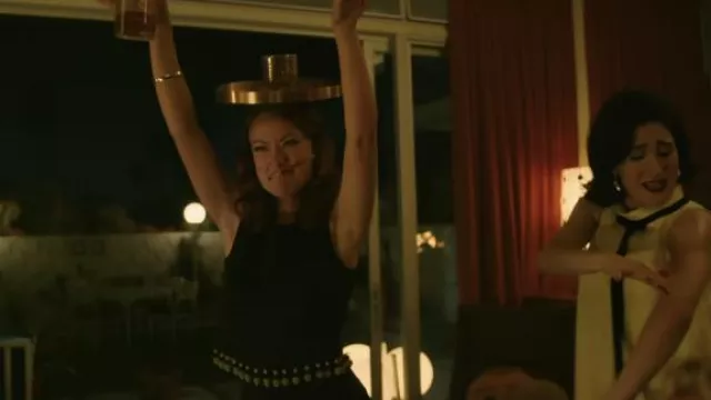 Black Dress worn by Mary (Olivia Wilde) as seen in Don't Worry Darling movie