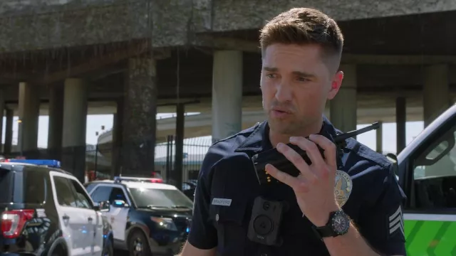 Watch worn by Tim Bradford (Eric Winter) as seen in The Rookie TV series (S04E20)