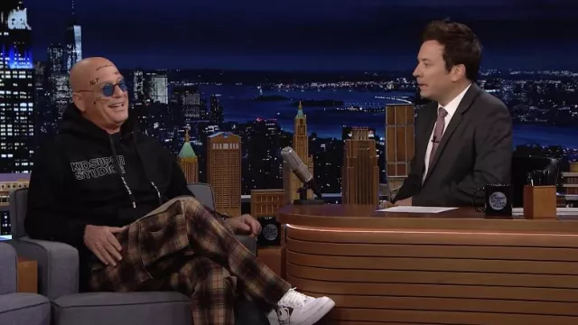 White sneakers worn by Howie Mandel as seen in The Tonight Show Starring Jimmy Fallon