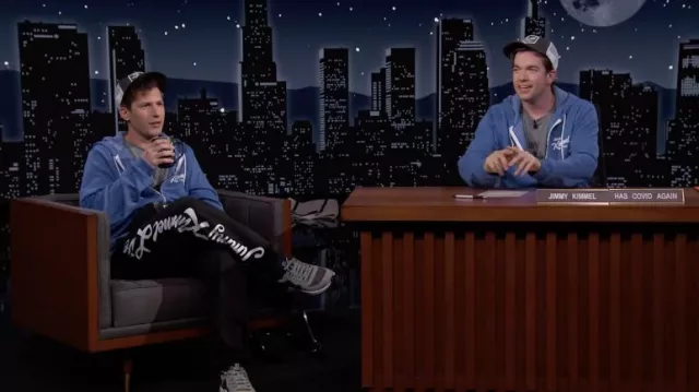 Sneakers worn by Andy Samberg as seen in Jimmy Kimmel Live!
