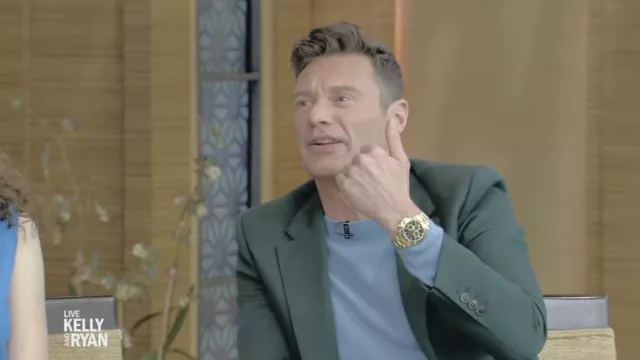 Gold Watch worn by Ryan Seacrest as seen in LIVE with Kelly and Ryan