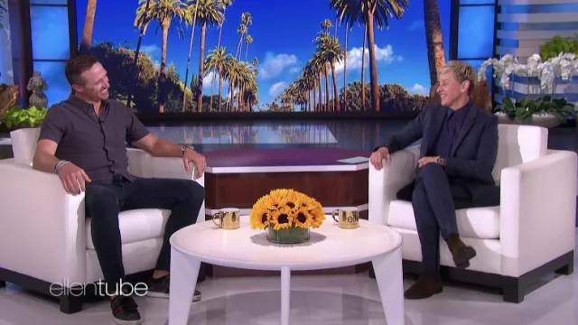 Sneakers worn by Drew Brees as seen in The Ellen DeGeneres Show