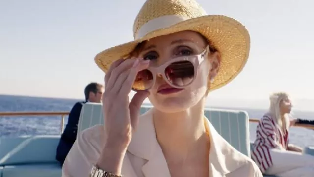 Chapeau porté par Jo Henninger (Jessica Chastain) vu dans la garde-robe du film The Forgiven