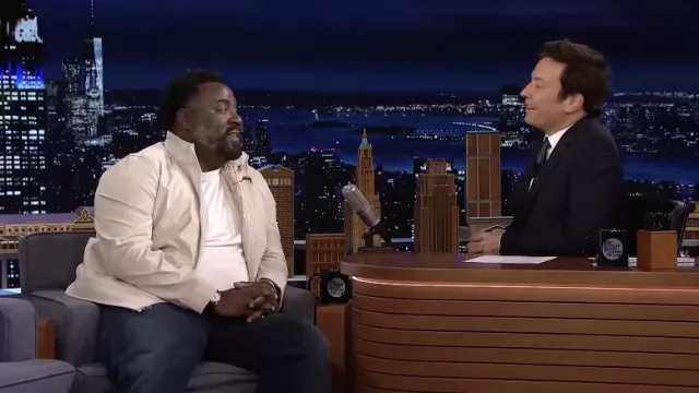 Zip Jacket worn by Bashir Salahuddin as seen in The Tonight Show Starring Jimmy Fallon