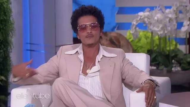 Rayo Cerebro Tormenta Gafas de sol usadas por Bruno Mars como se ve en The Ellen DeGeneres Show |  Spotern
