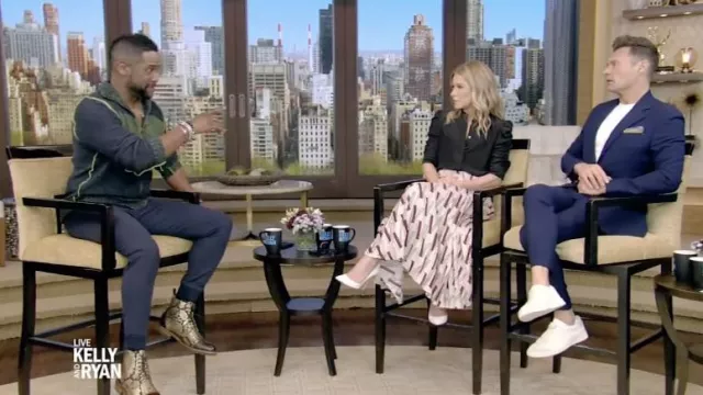 Snake Skin Boots worn by Blair Underwood as seen in LIVE with Kelly and Ryan
