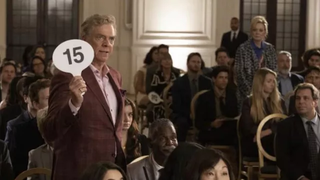 Plaid Blazer Jacket worn by Marty (Christopher McDonald) as seen in Hacks TV show outfits (S02E08)