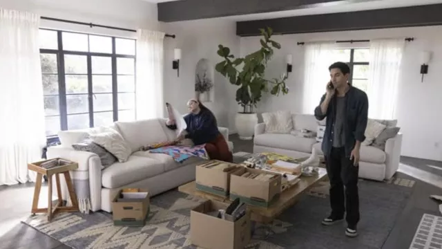 Sneakers worn by Jimmy (Paul W. Downs) as seen in Hacks TV series (S02E08)