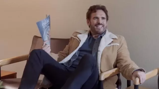 Sherpa coat jacket worn by Alan (Matt Dillon) as seen in Land of Dreams movie