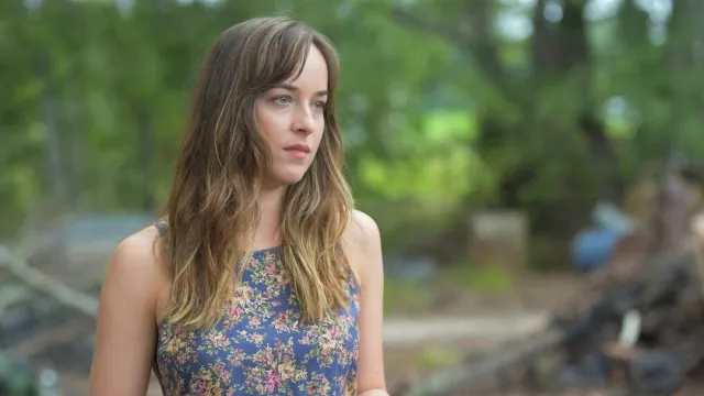 Teal Sundress worn by Eleanor (Dakota Johnson) in The Peanut Butter Falcon movie