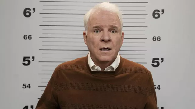 Brown sweater worn by Charles-Haden Savage (Steve Martin) as seen in Only Murders in the Building TV series outfits (S02E01)