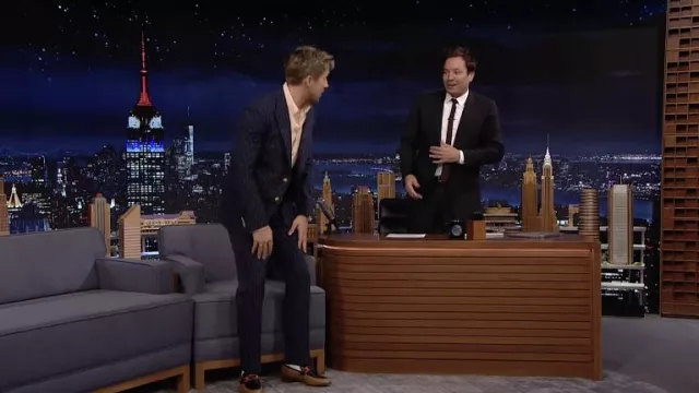 Chaussures Loafers portées par Ryan Gosling dans The Tonight Show Starring Jimmy Fallon