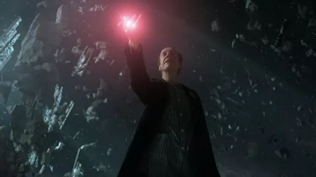 Striped jacket worn by John Dee (David Thewlis) as seen in The Sandman TV series outfits (S01E05)