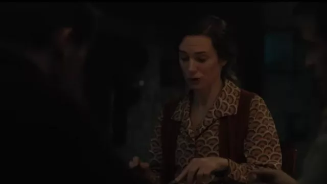 Patterned Printed Shirt worn by Siobhan Súilleabháin (Kerry Condon) as seen in The Banshees of Inisherin