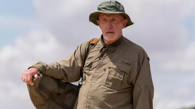 Brown Shirt worn by Mike Ehrmantraut (Jonathan Banks) in Better Call Saul TV series outfits (S05E08)