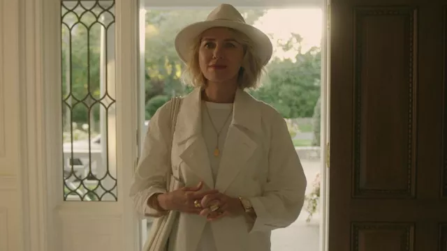 White Hat worn by Maria Broaddus (Naomi Watts) as seen in The Watcher Wardrobe (Season 1)