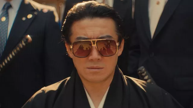 Dita Sunglasses worn by The Elder (Hiroyuki Sanada) as seen in Bullet Train