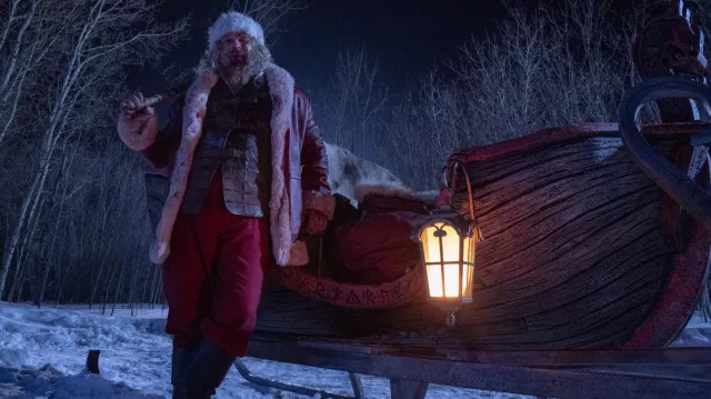 Christmas Costume Cosplay worn by Santa Claus (David Harbour) as seen in Violent Night