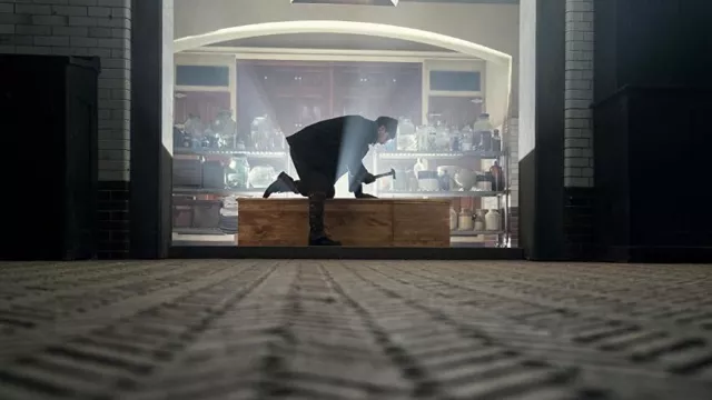 Boots worn by Hans Overfist (Nabeel El Khafif) as seen in Guillermo del Toro's Cabinet of Curiosities TV series outfits (Season 1)