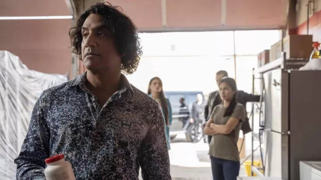 Naveen Andrews on His 'Dark' Character in The Cleaning Lady