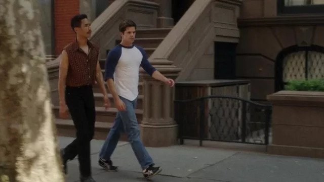 Asics sneakers in black worn by Adam Carpenter (Charlie Carver) as seen in American Horror Story TV show (S11E02)