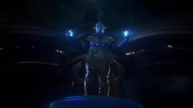 Costume cosplay of Kang The Conqueror (Jonathan Majors) as seen in Ant-Man and the Wasp: Quantumania