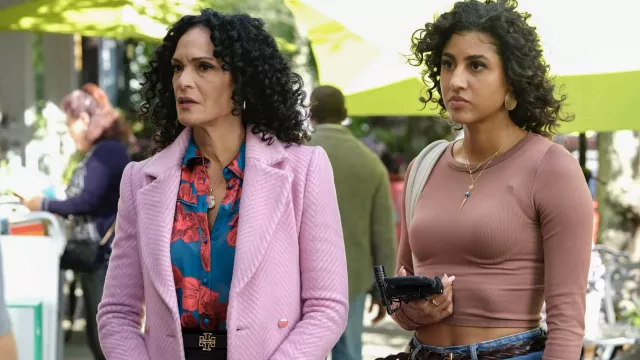 Cross Buckle Belt worn by Francey (Rosa Arredondo) as seen in So Help ...