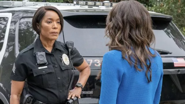 Black Round Watch worn by Athena Grant (Angela Bassett) as seen in 9-1-1 TV show (S06E08)