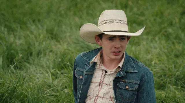 Plaid shirt worn by Carter (Finn Little) as seen in Yellowstone TV ...