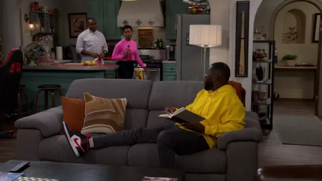 Nike sneakers worn by Malcolm Butler (Sheaun McKinney) as seen in The Neighborhood TV show (S05E07)