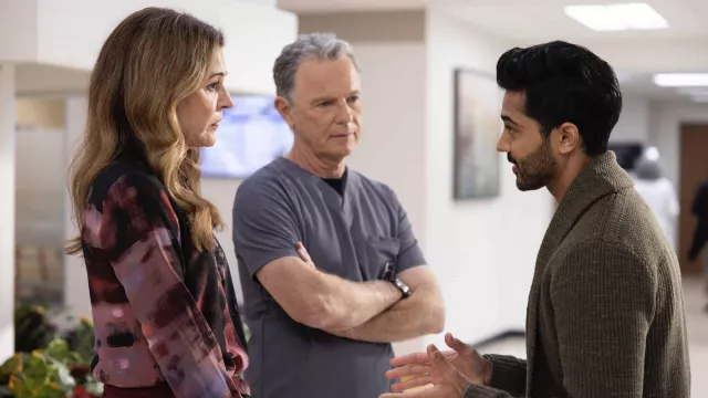 Sweater worn by Devon Pravesh (Manish Dayal) as seen in The Resident TV series outfits (Season 6 Episode 9)