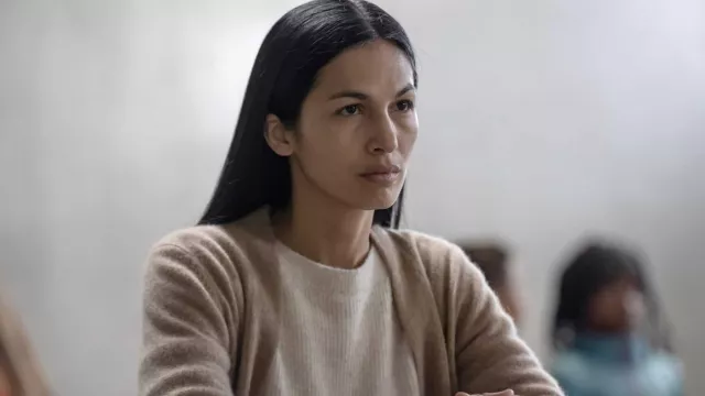 Wool cardigan worn by Thony (Elodie Yung) as seen in The Cleaning Lady Wardrobe (Season 2 Episode 12)