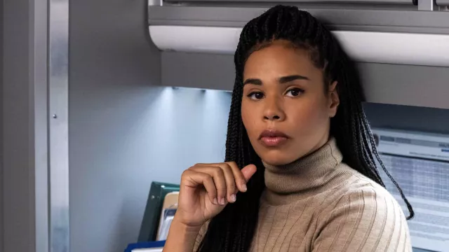Turtleneck sweater worn by Special Agent Sheryll Barnes (Roxy Sternberg) as seen in FBI: Most Wanted (S04E10)