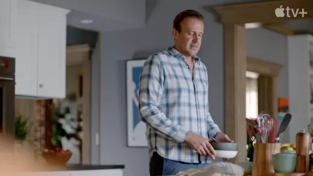 Plaid shirt worn by James Laird (Jason Segel) as seen in Shrinking TV series outfits (Season 1)