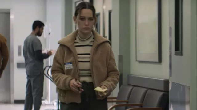 Fur Jacket worn by Love Quinn (Victoria Pedretti) in You (Season 3 Episode 3)