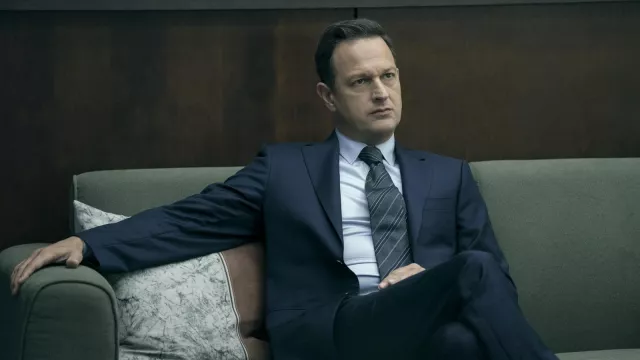 Striped Grey Tie worn by Governor Daniel Dandon (Josh Charles) as seen in The Power outfits (Season 1)