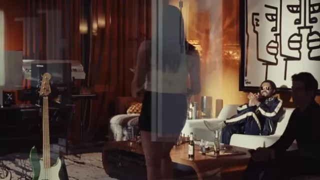 Blue tracksuit worn by Tedros (The Weeknd) as seen in The Idol wardrobe (Season 1)